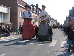 Nous étions au carnaval de Merville (Nord)